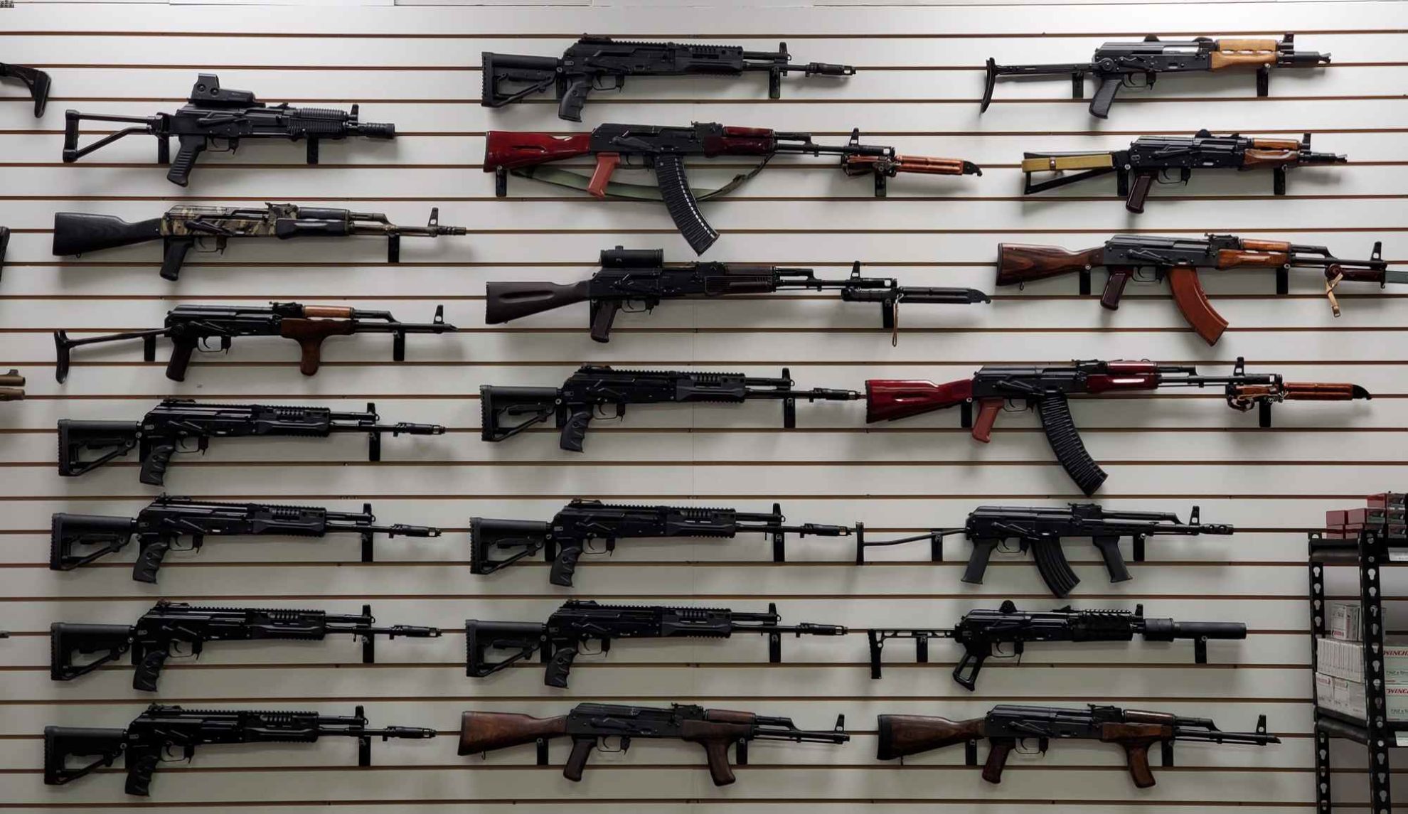 The Armory Wall of Firearms